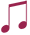 Picture of a musical note